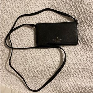 kate spade crossbody wallet with cellphone slot.